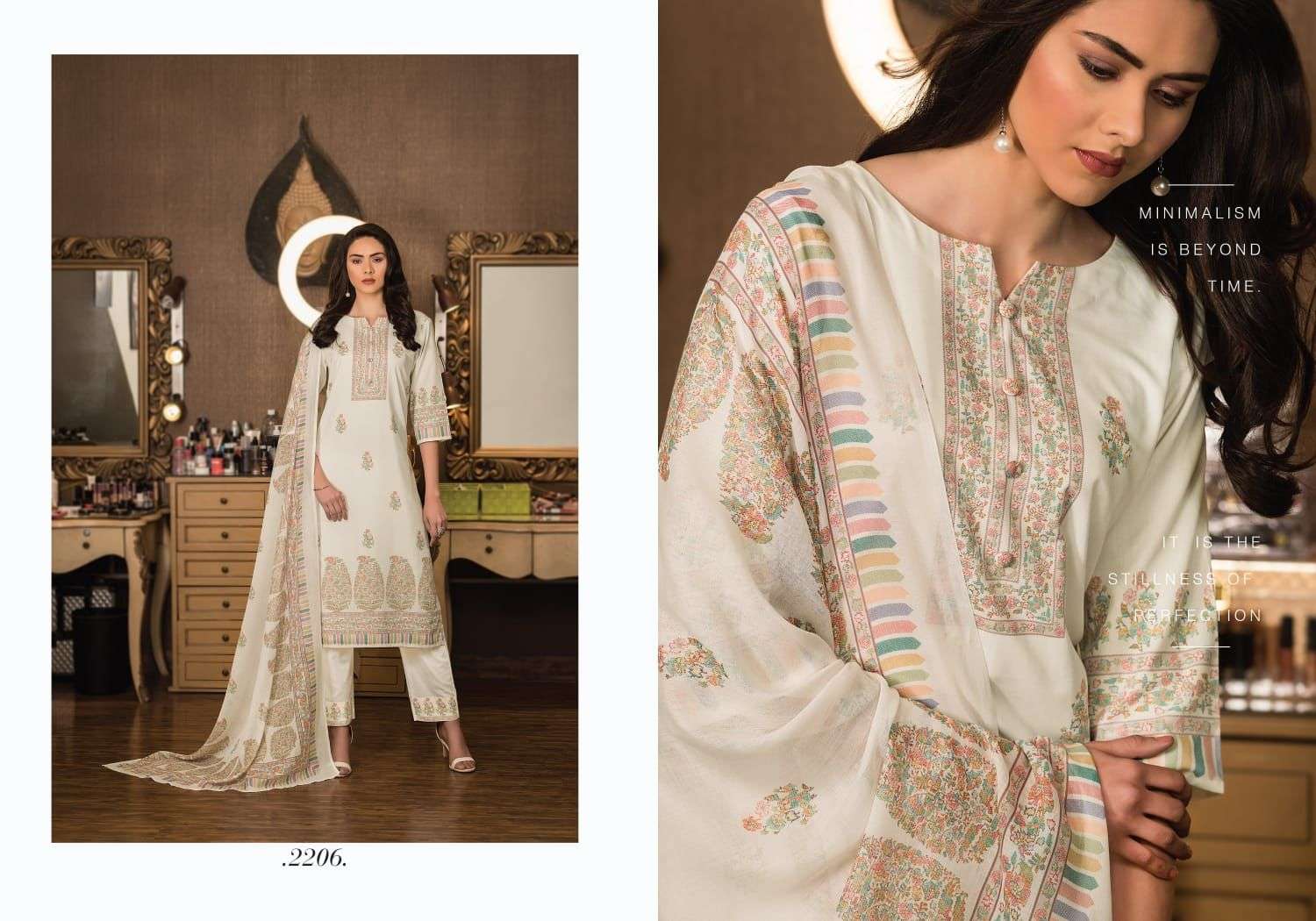 rivaa exports kasauti 2201-2207 series pashmina kani digital printed salwar suits collection 