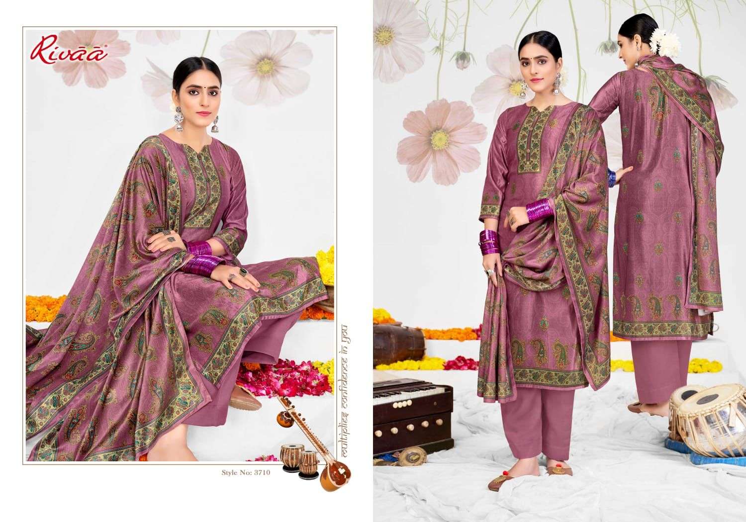 rivaa shaneel vol 2 3708-3714 series exclusive designer salwar kameez manufacturer surat 