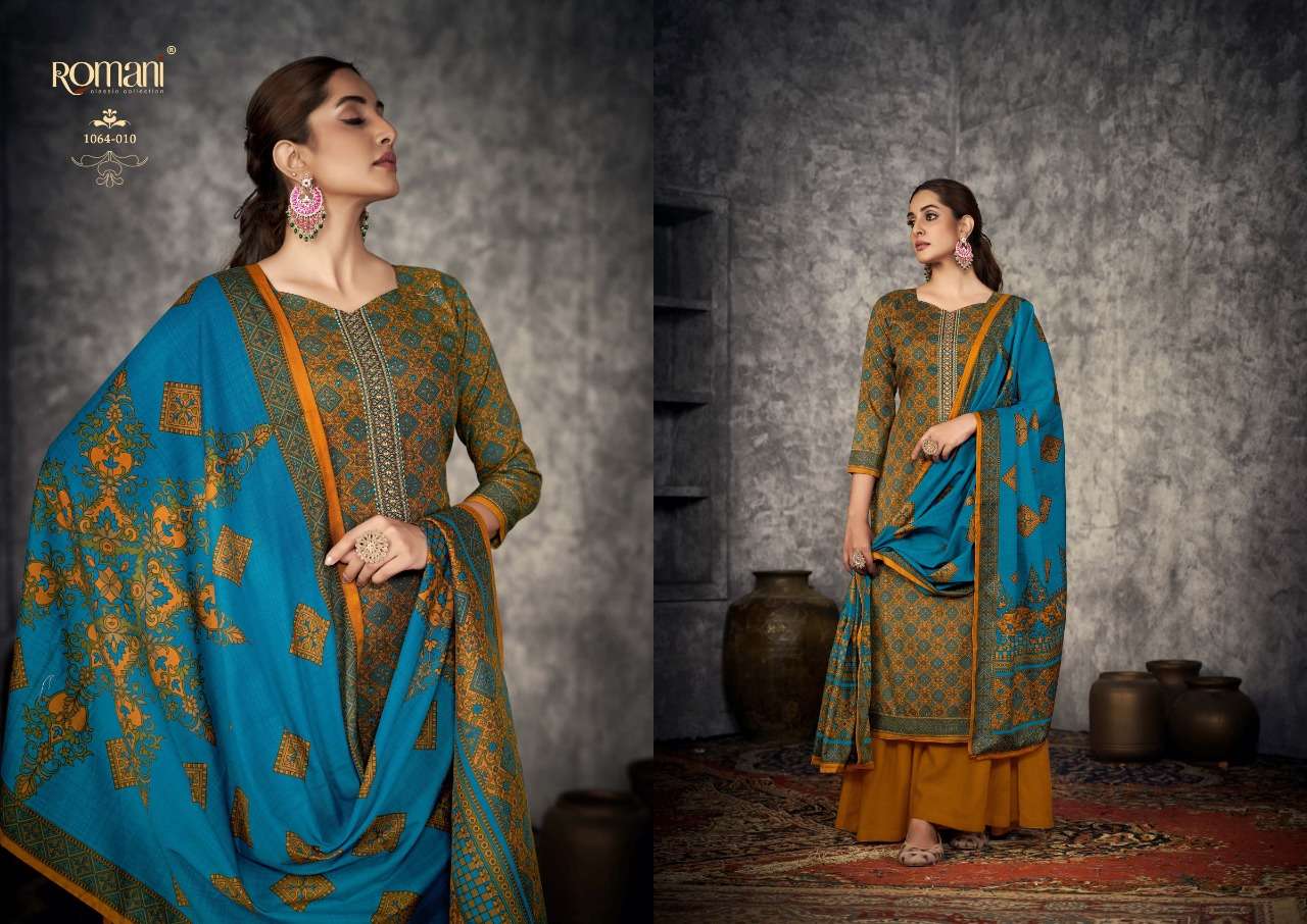 romai afreen exclusive designer pashmina suits best law price wholesale urat 