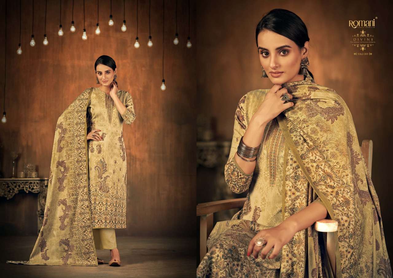 romani divine designer pashmina salwar kameez online dealer wholesale price surat 