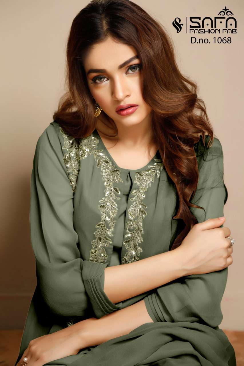 safa fashion 1068 series stylish designer salwar kameez wholesale price  