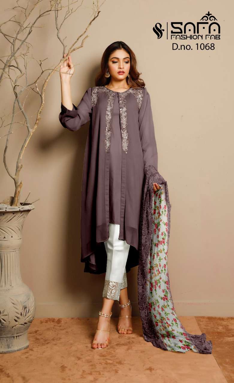 safa fashion 1068 series stylish designer salwar kameez wholesale price  