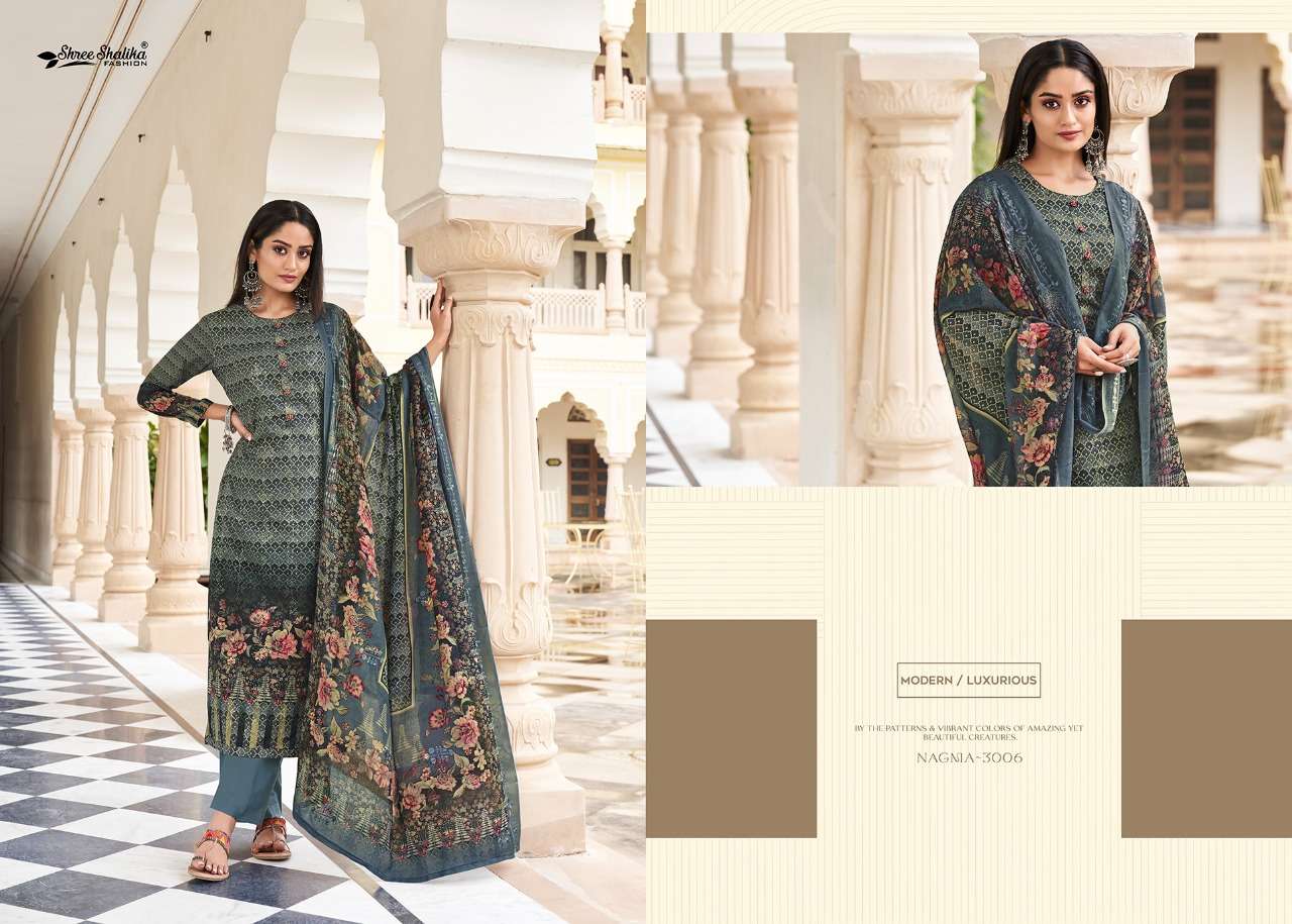 shalika nagma vol 3 3001-3008 series exclusive designer salwar suits collection 2022 