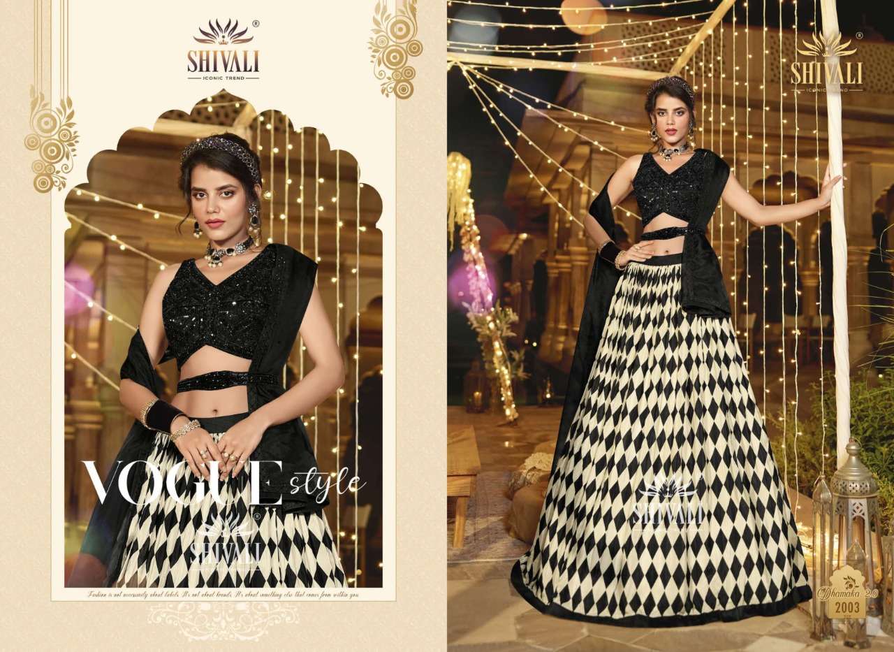 shivali triple dhamaka vol-2 festive wear designer lehenga collection wholesale price 