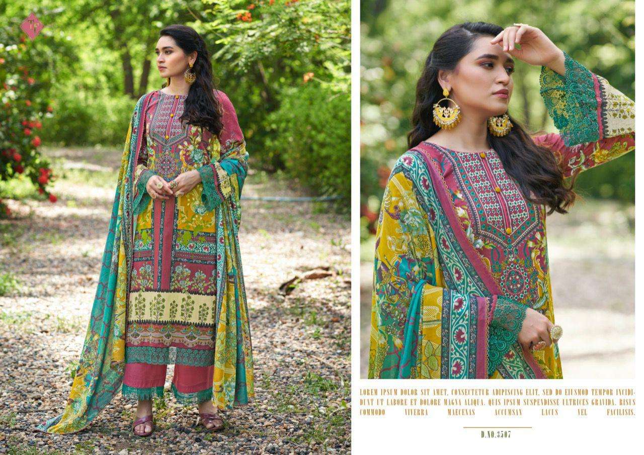 tanishk fashion mehnoor cotton designer chiffon dupatta catalogue online seller surat 