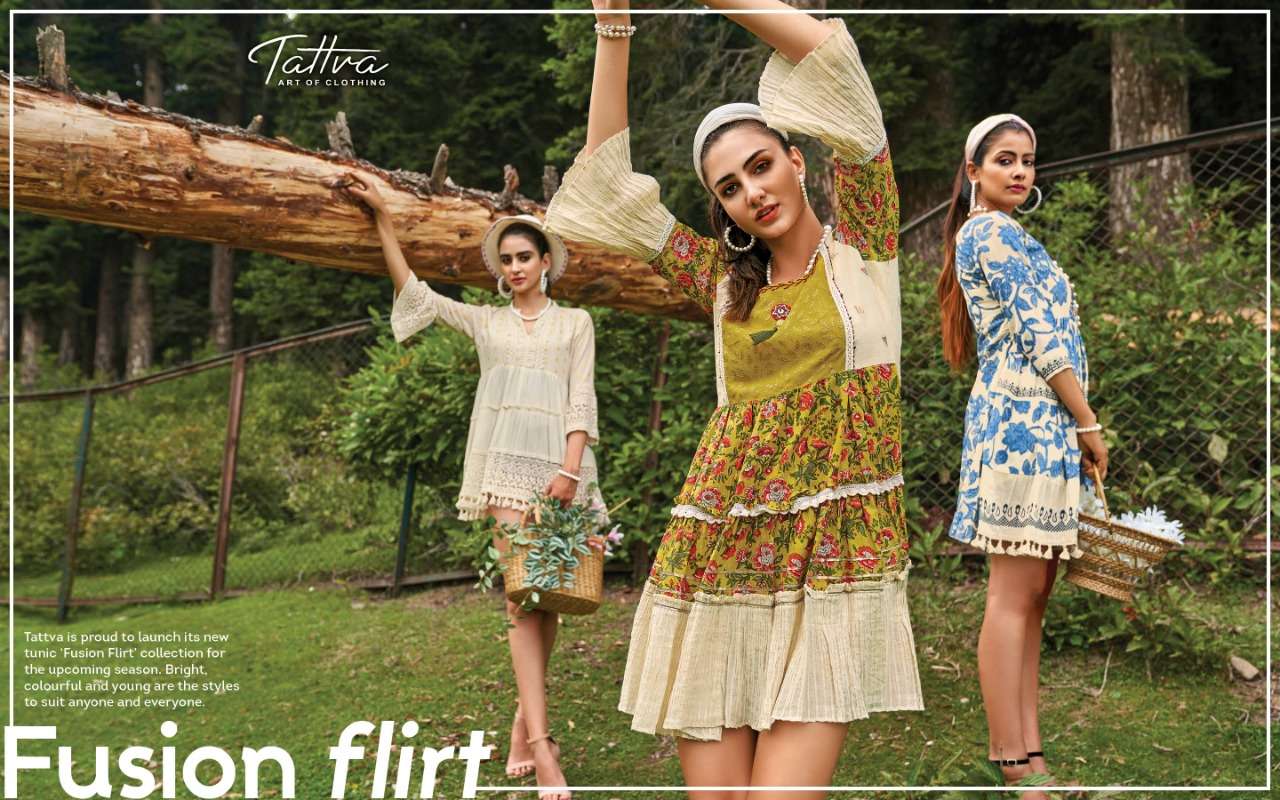 tattva fusion flirt premium soft cotton salwar kameez wholesale price 
