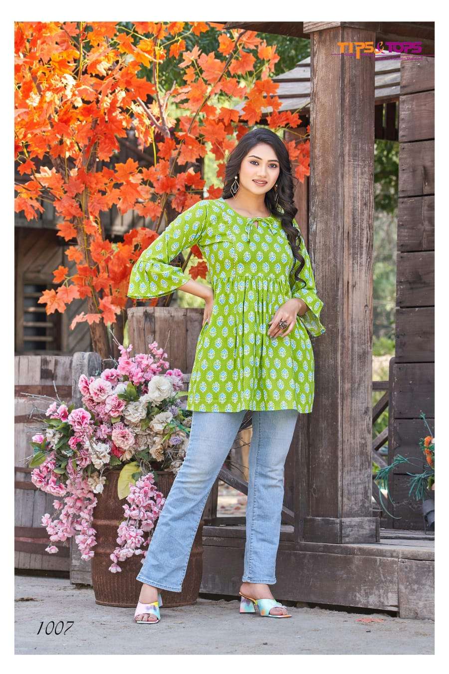 tips & tops cotton shorties vol 3 fancy shorts kurti catalogue manufacturer surat 
