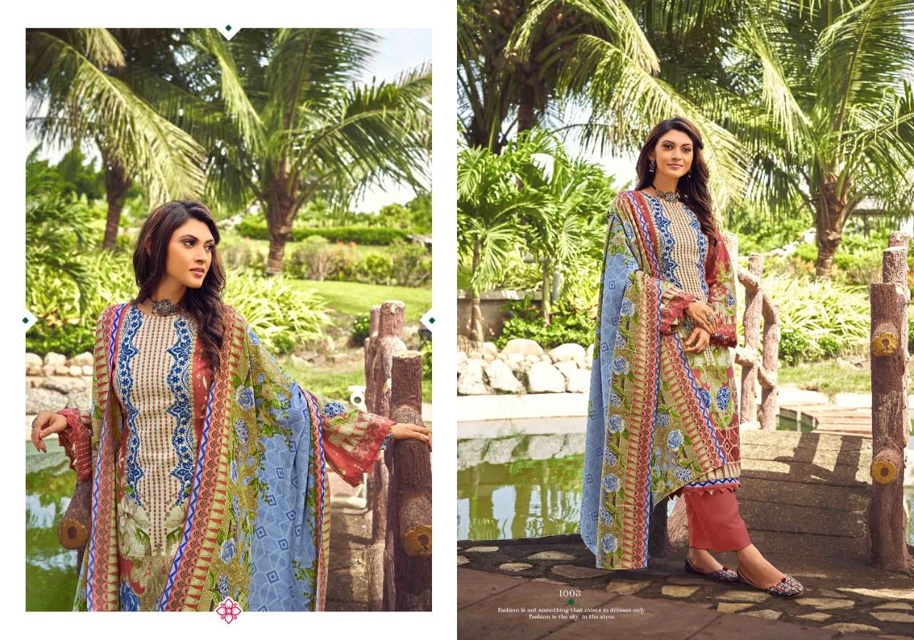 tulsi fashion celina 1001-1008 pashmina designer printed unstich salwar suits collection surat