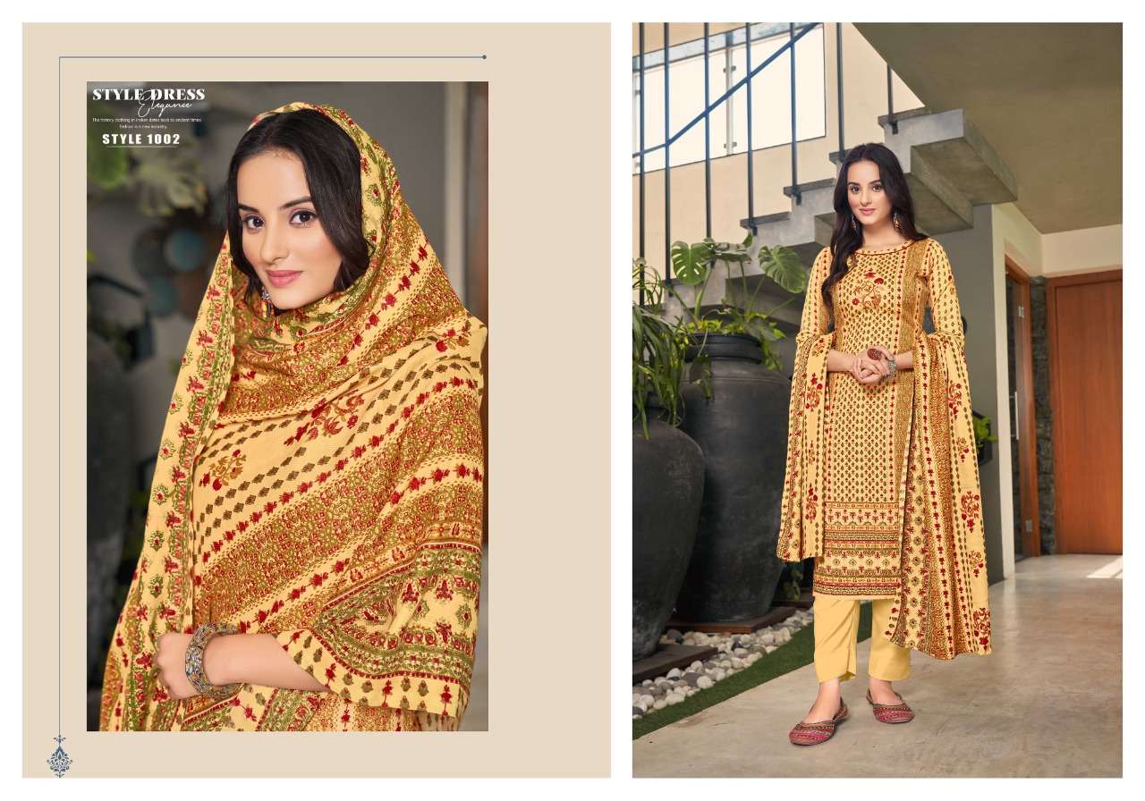 tulsi fashion janeesa 1001-1006 series indian designer salwar suits collection 2022 