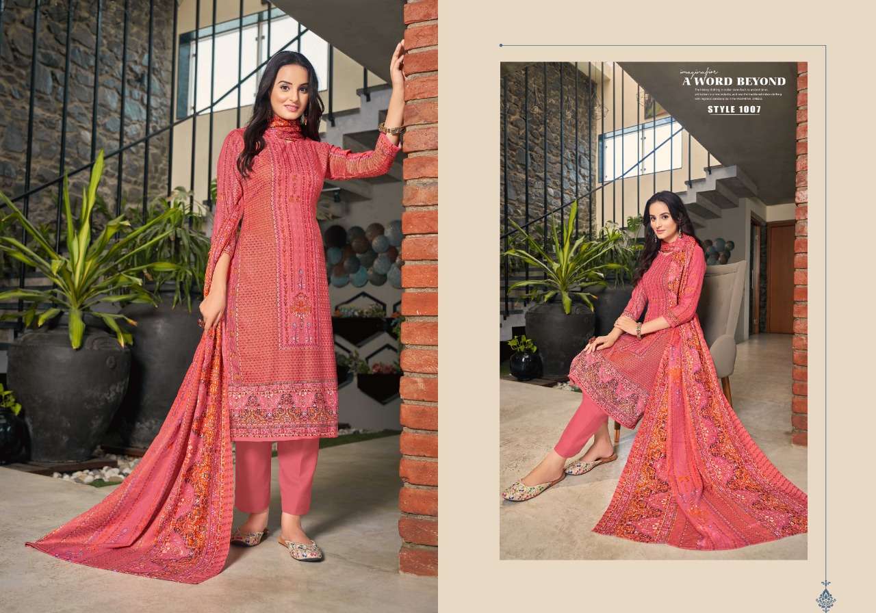 tulsi fashion janeesa 1001-1006 series indian designer salwar suits collection 2022 