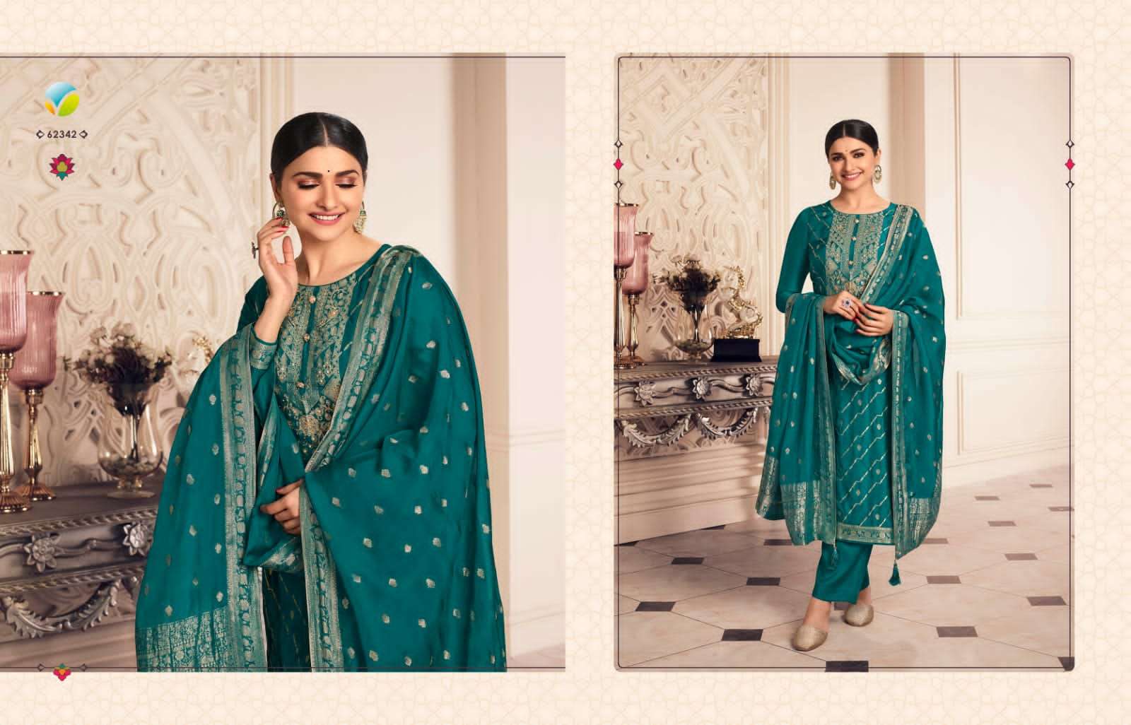 vinay fashion kaseesh aaradhya 62341-62346 series party wear salwar kameez wholesale price surat