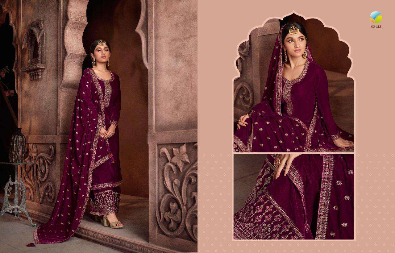 vinay fashion velvet embroidery 62431-62436 series designer velvet embroidery winter collection salwar kameez surat