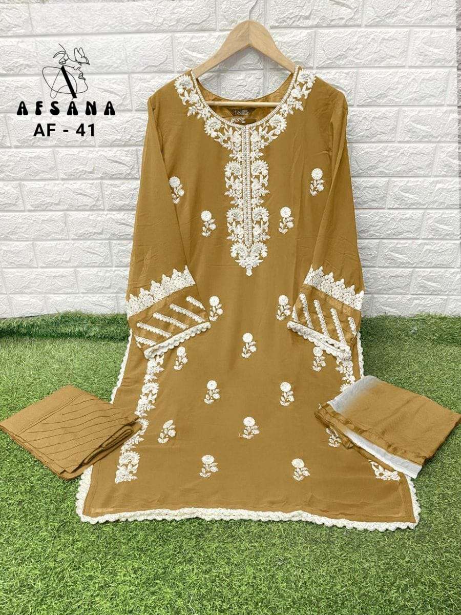 afsana 41 georgette designer stylish full stich salwar kameez wholesale price surat