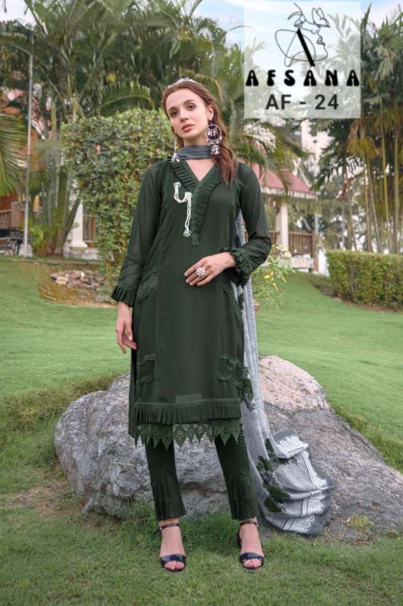 afsana af-24 series readymade designer pakistani salwar kameez wholesale price surat 