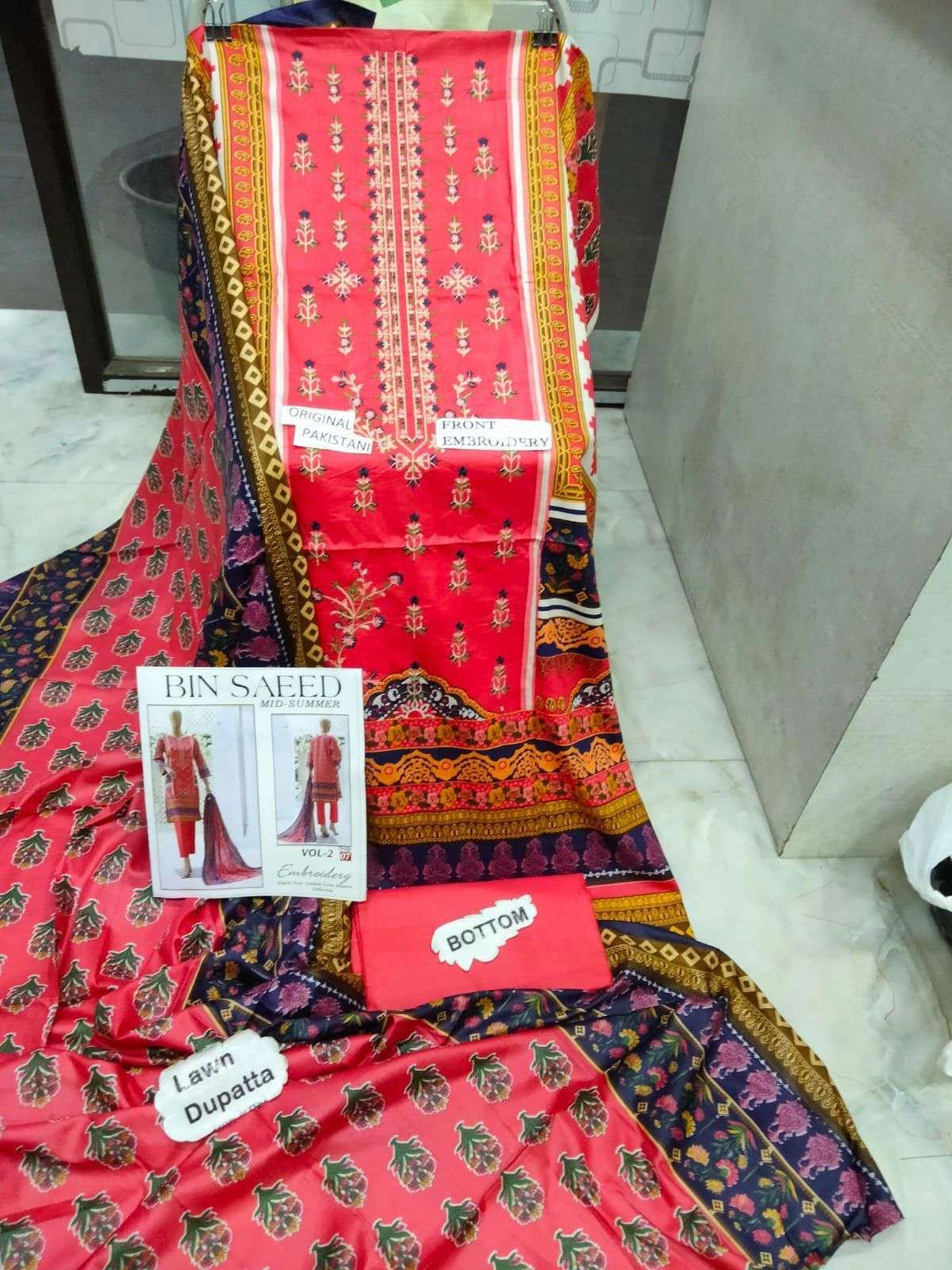 bin saeed mid summer vol-2 pakistani salwar kameez wholesale price surat