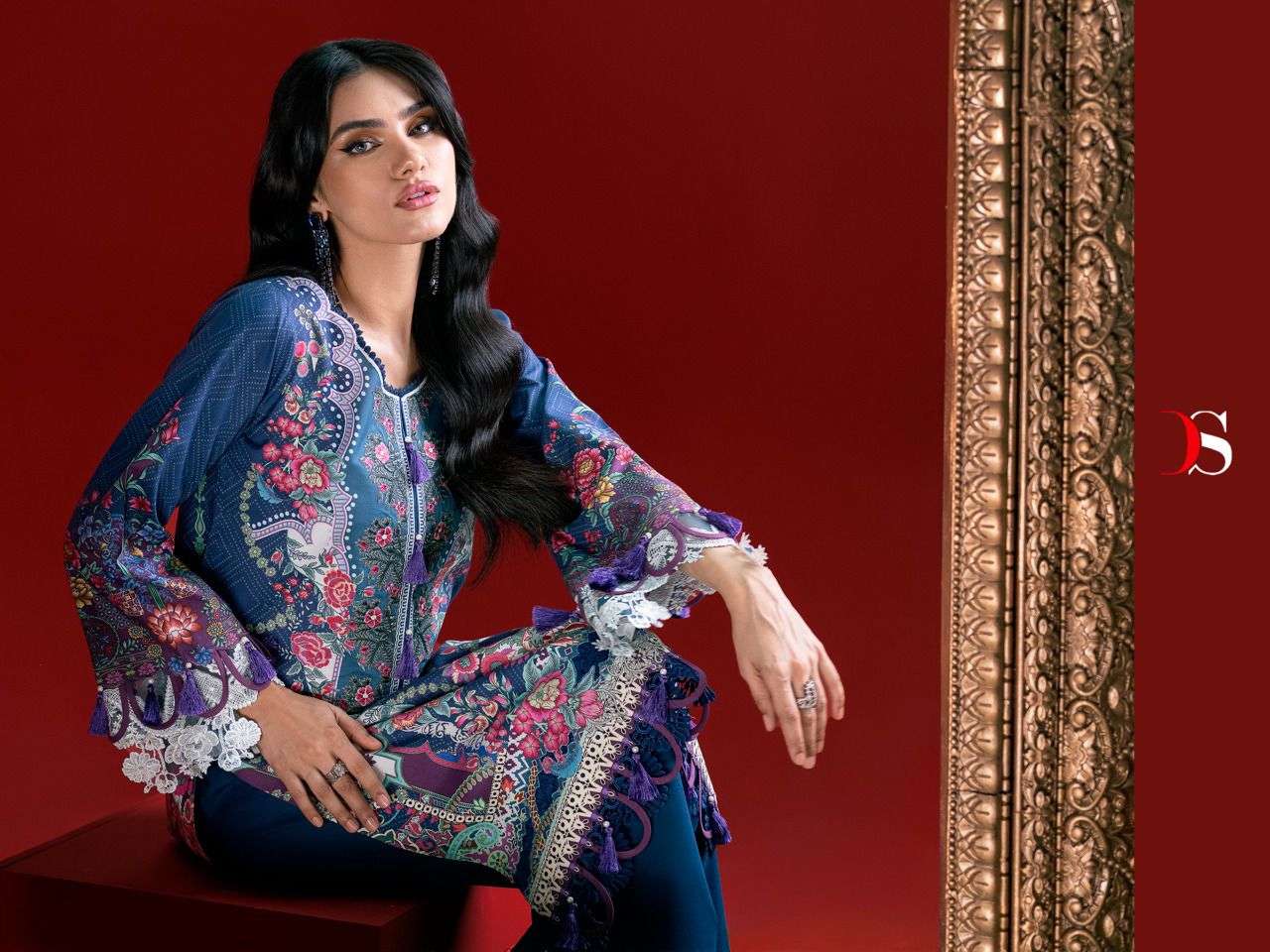 deepsy suits firdous solitaire vol 2 cotton dupatta unstitched pakistani salwar suits in india 