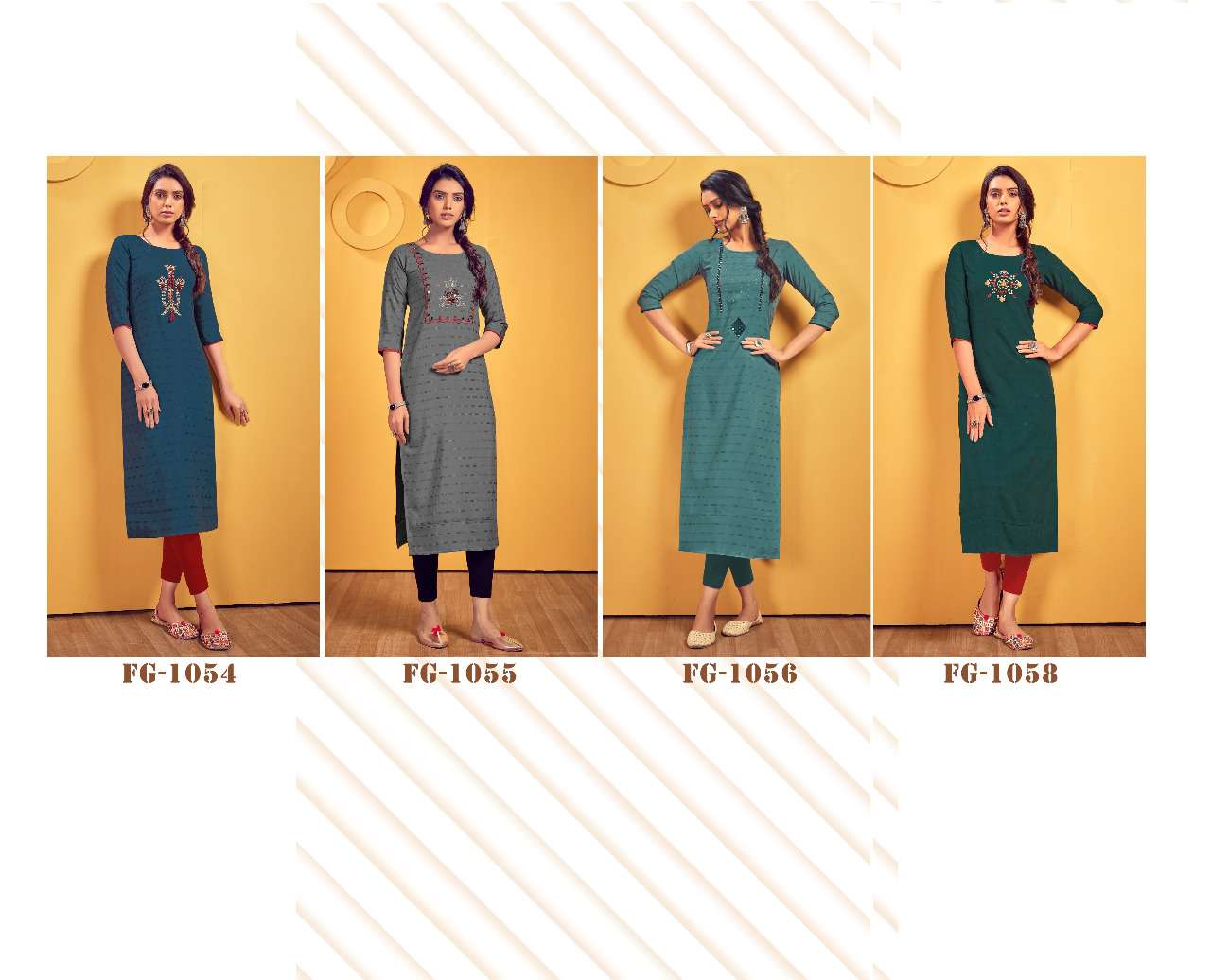 fashion galleria kalindi new straight kurtis catalogue new pattern  