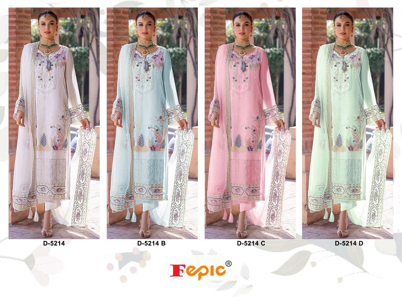 fepic 5214 series trendy designer pakistani salwar kameez in surat 