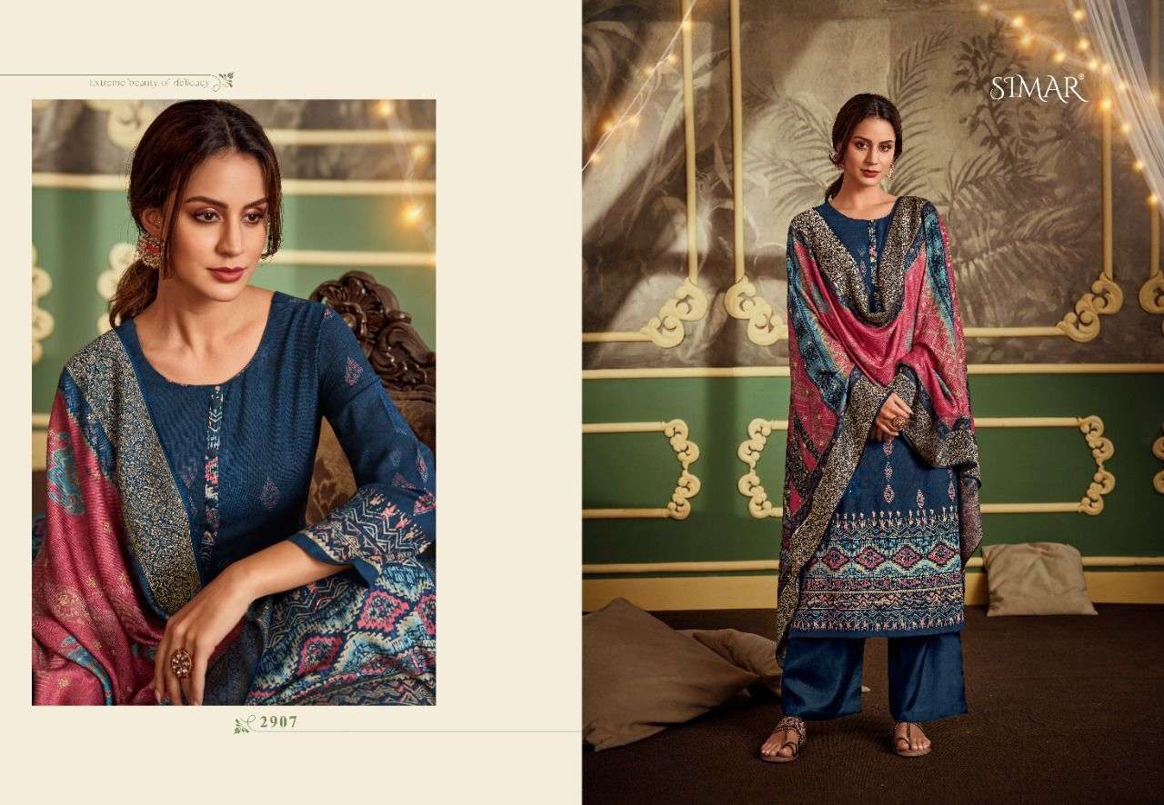 glossy reha 2907-2912 series exclusive designer salwar kameez manufacturer surat 