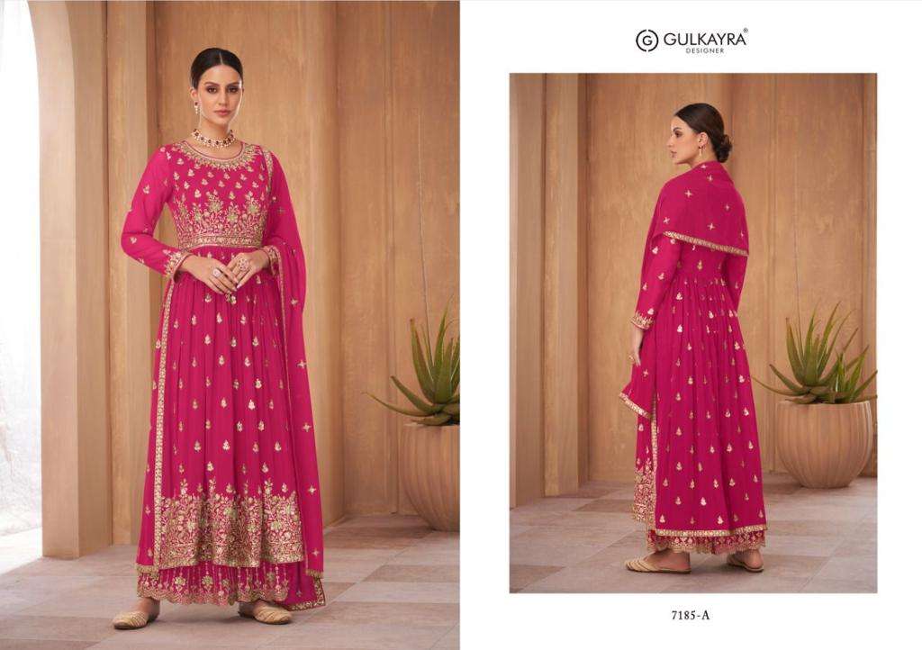 gulkayra designer nayra vol-2 7185 series exclusive designer salwar suits wedding season collection 