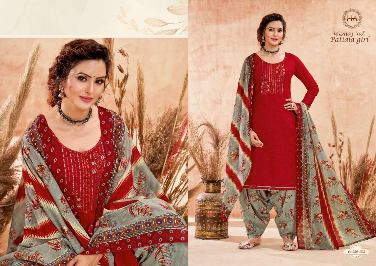 harshit fashion patiyala girl pure soft cotton unstich salwar kameez wholesale price surat