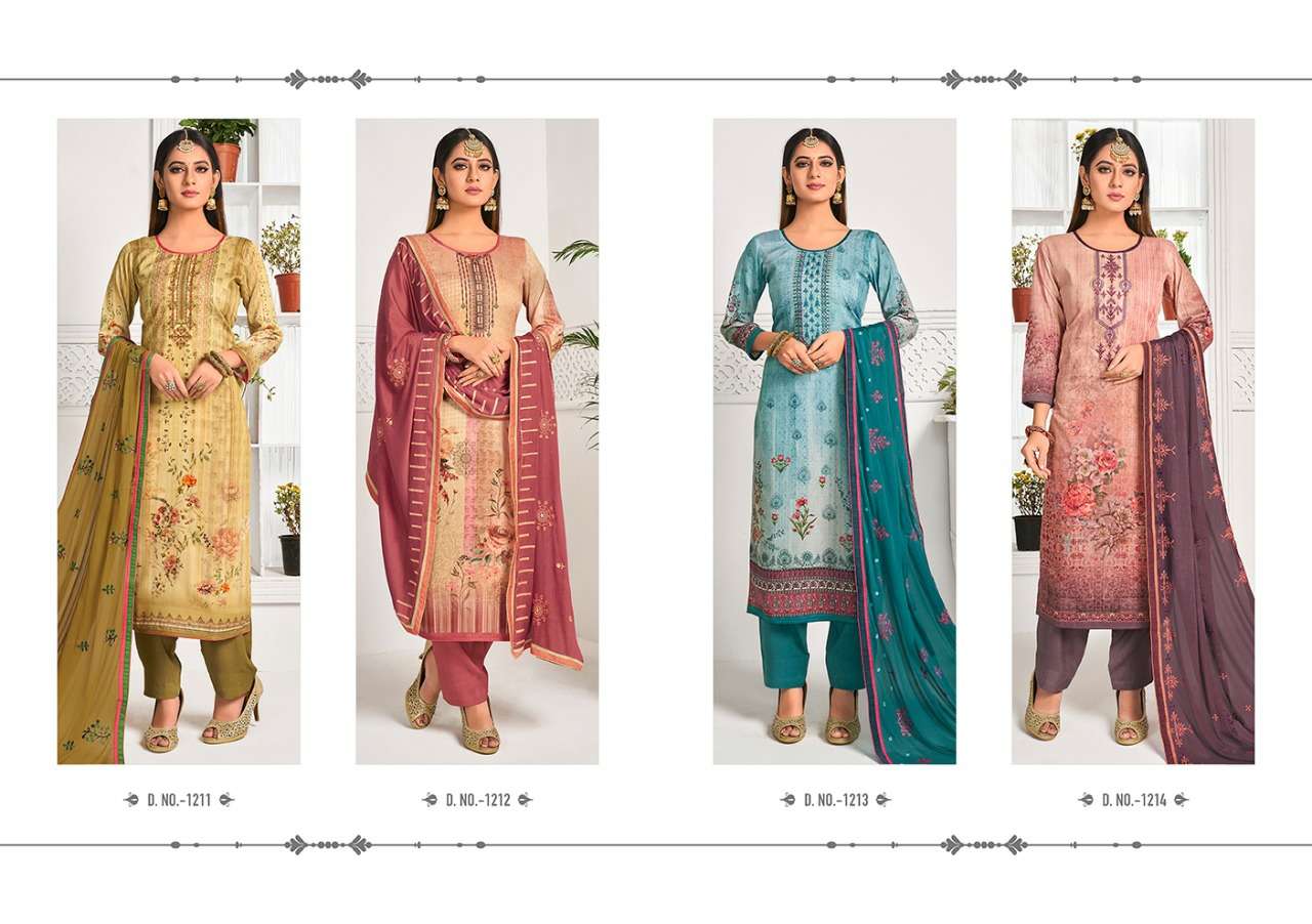 kalarang heritage vol 2 1211-1214 series indian designer salwar kameez wholesale price surat