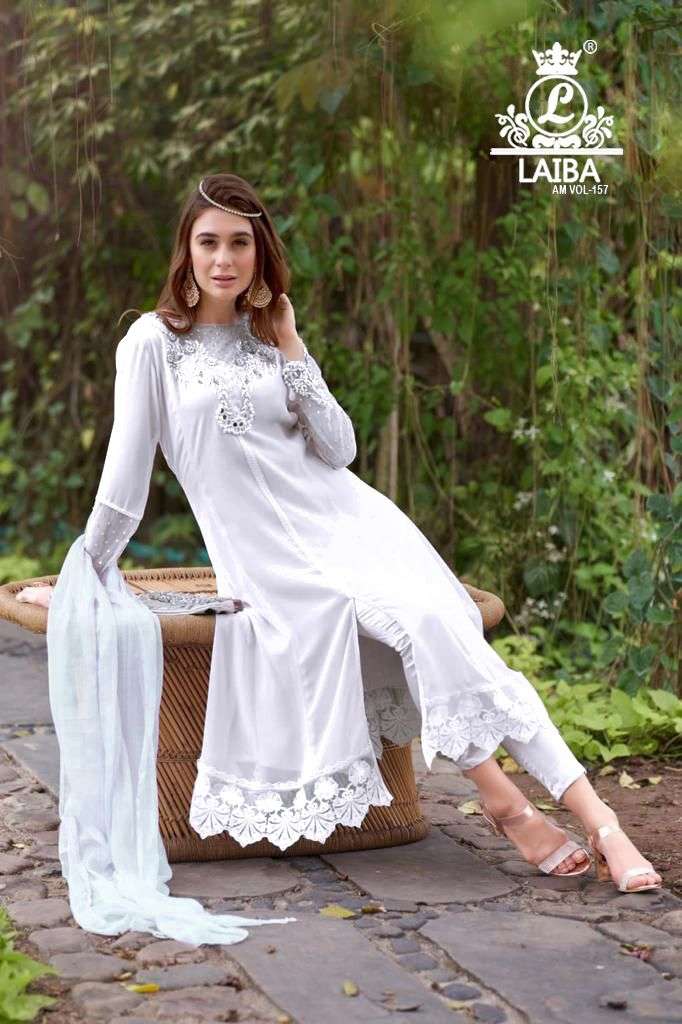 laiba am vol-157 exclusive designer readymade pakistani suits collection 