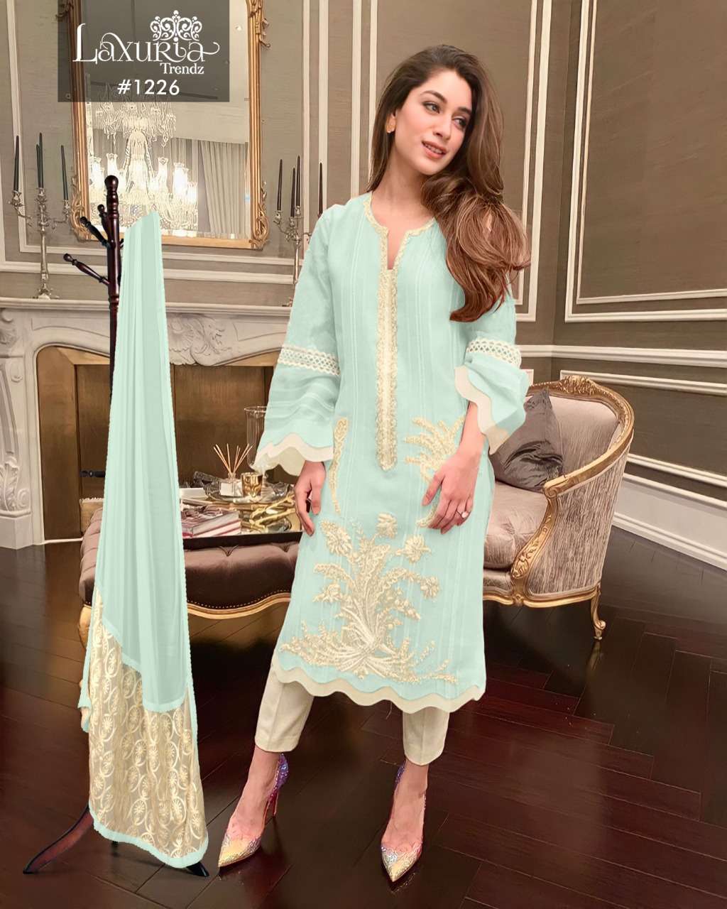 laxuria trendz 1226 series readymade designer pakistani salwar kameez 