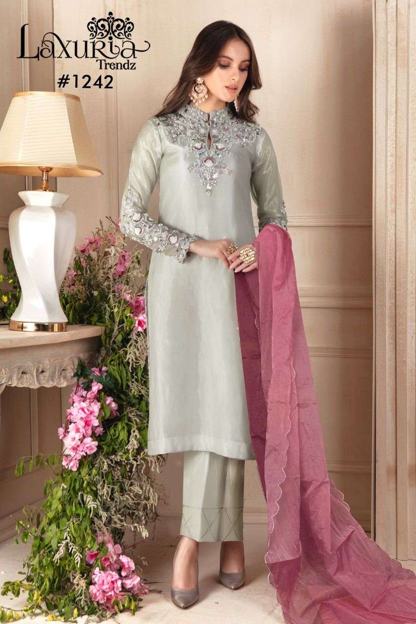 laxuria trendz 1241 series exclusive designer pakistani salwar suits manufacturer india 