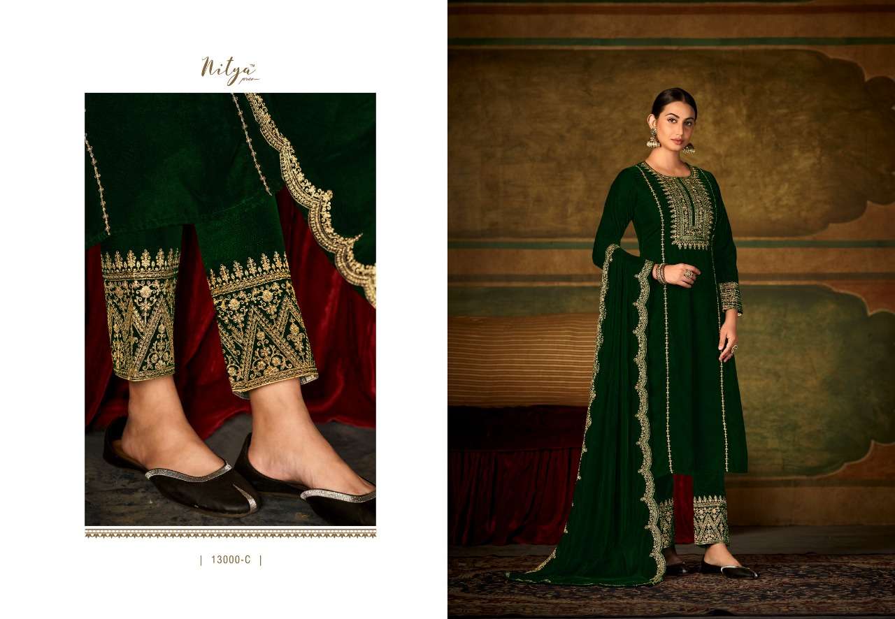 lt fashion ruhaniyat party wear designer velvet salwar suits new collection 