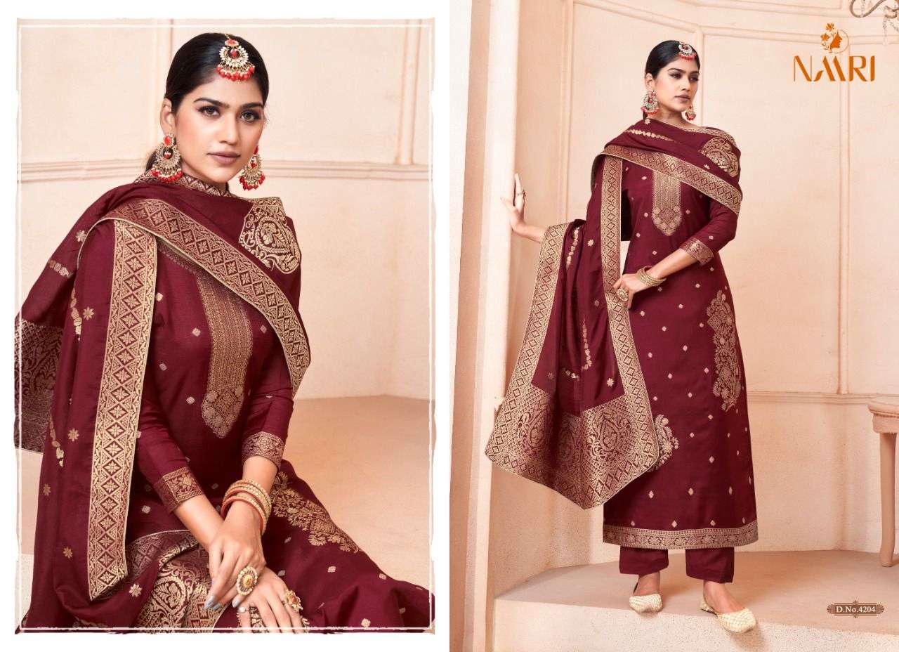 naari musk 4201-4204 series exclusive designer salwar suits catalogue wholesale price surat 