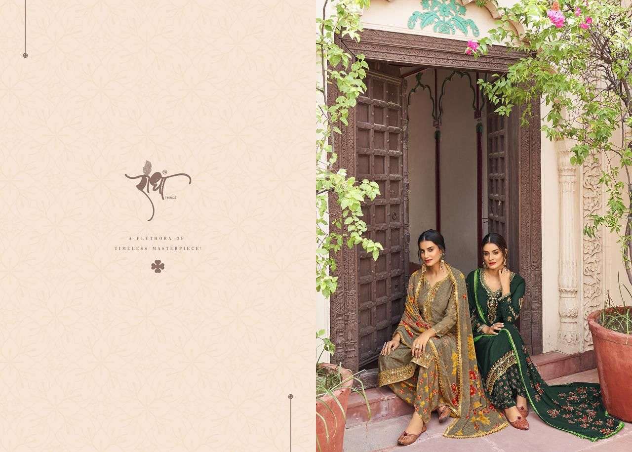 radha trendz cherry silk vol 1 traditional look designer salwar suits manufacturer surat 