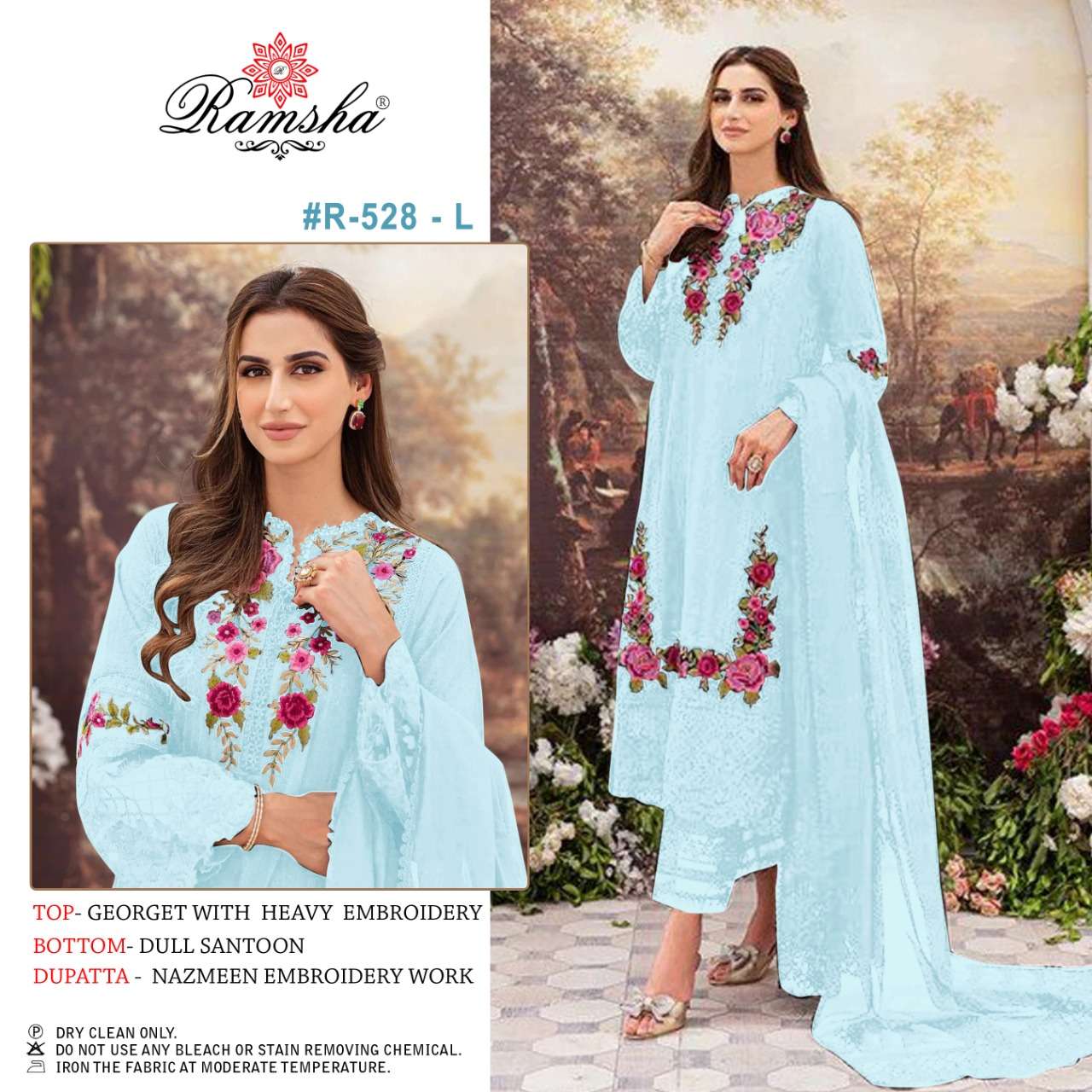 ramsha 528 nx light exclusive designer pakistani salwar suits manufacturer india 