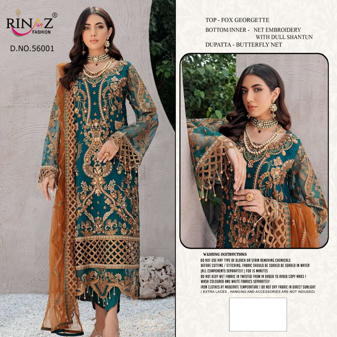 rinaz fashion emaan adeel vol-4 56001-56004 series heavy look designer pakistani suits catalogue new collection