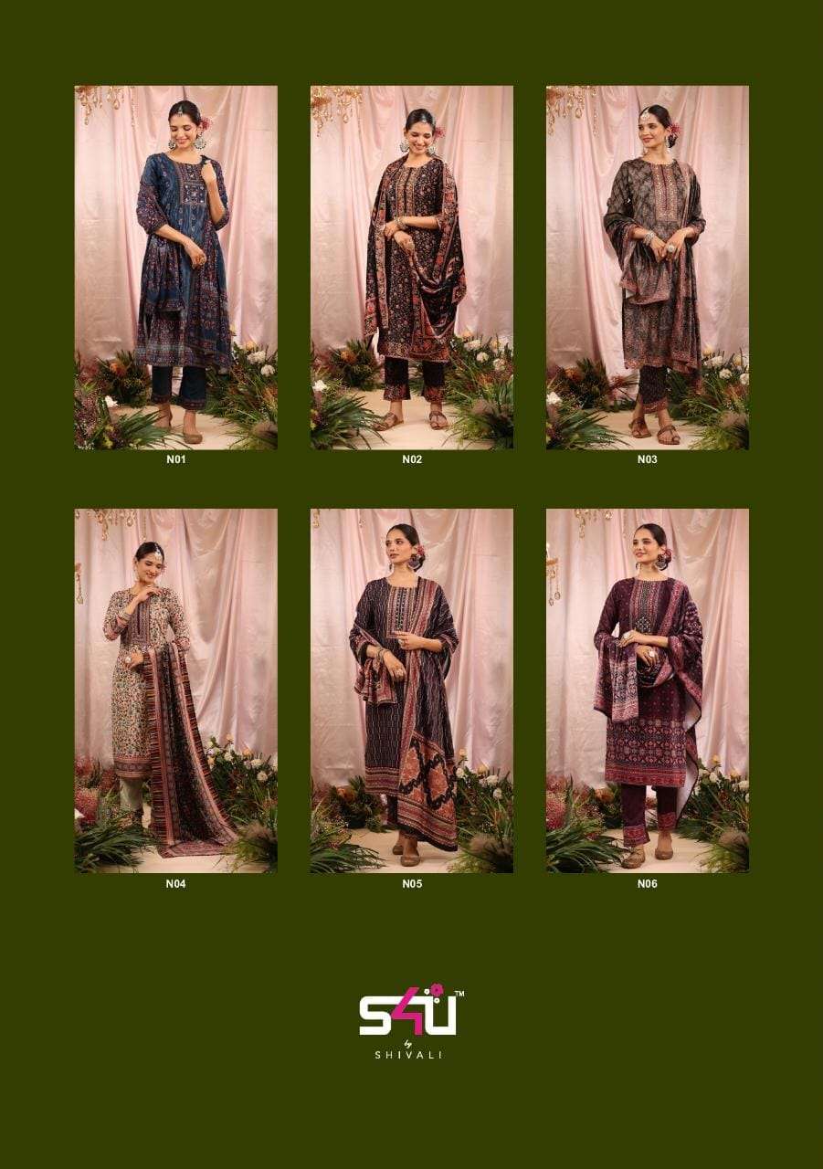 s4u noor vol 2 stylish designer kurti catalogue manufacturer surat 