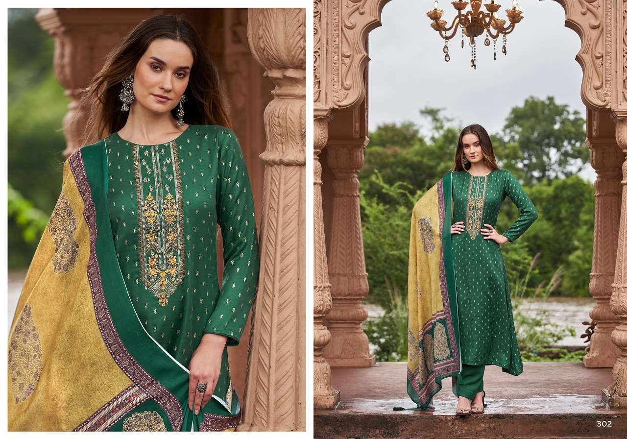 sadhana fashion tahreer 301-310 series pashmina designer salwar suits winter collection 2022 