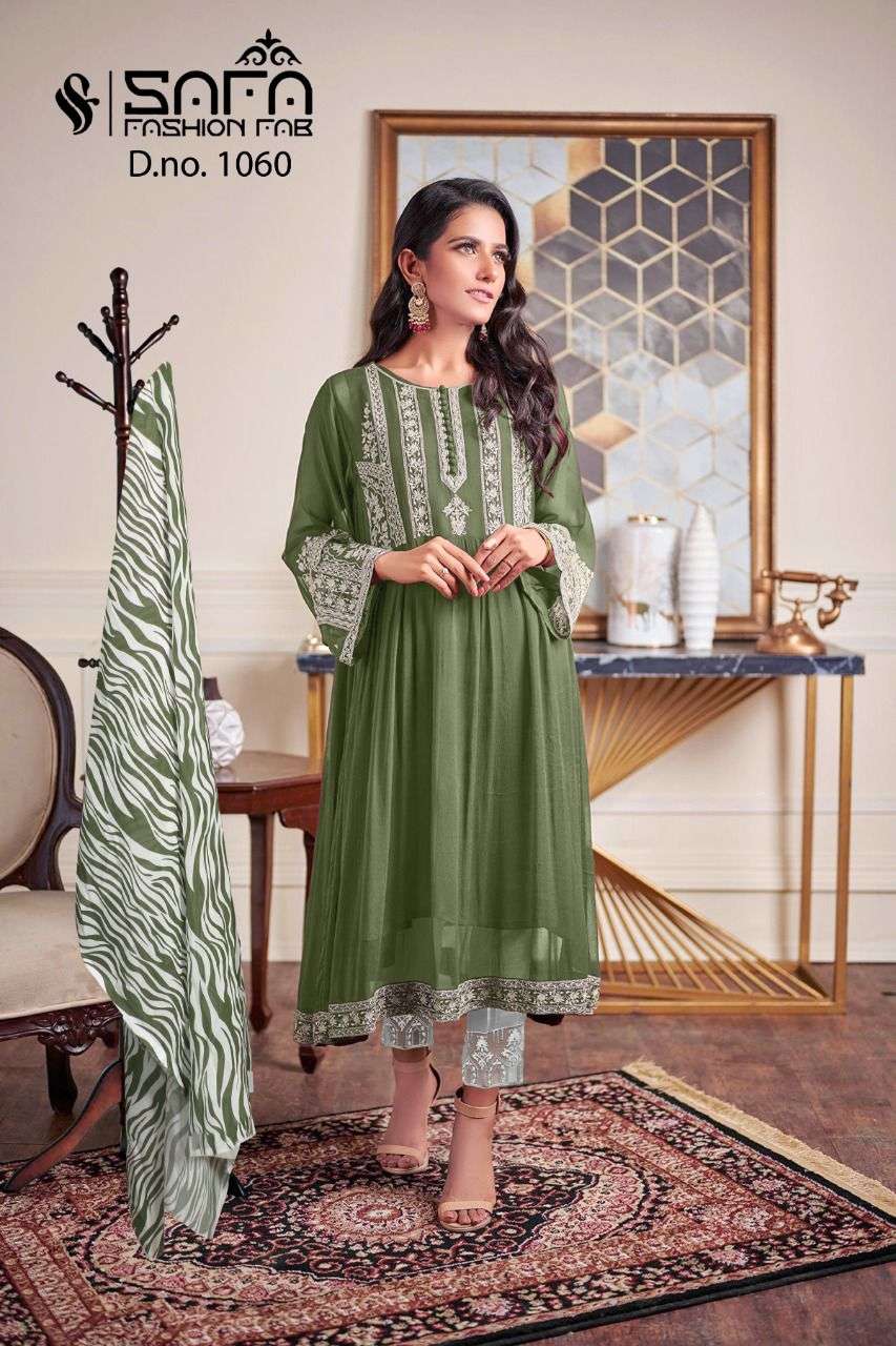 safa fashion fab 1060 embroidered work pakistani salwar kameez online collection 