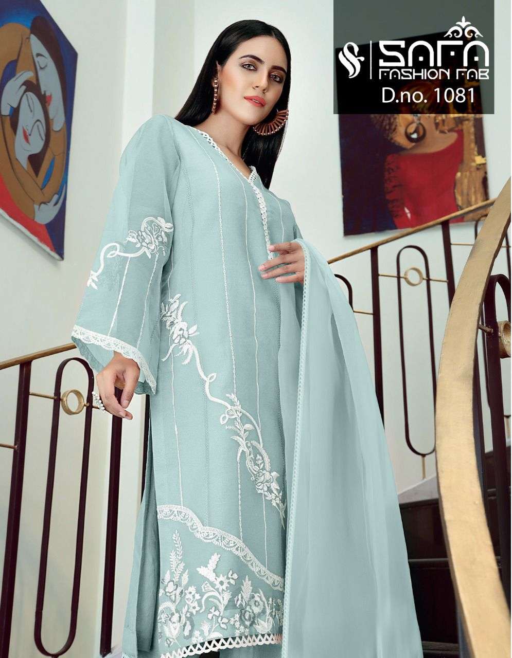 safa fashion fab 1081 heavy georgette designer tunic collection wholesale price surat