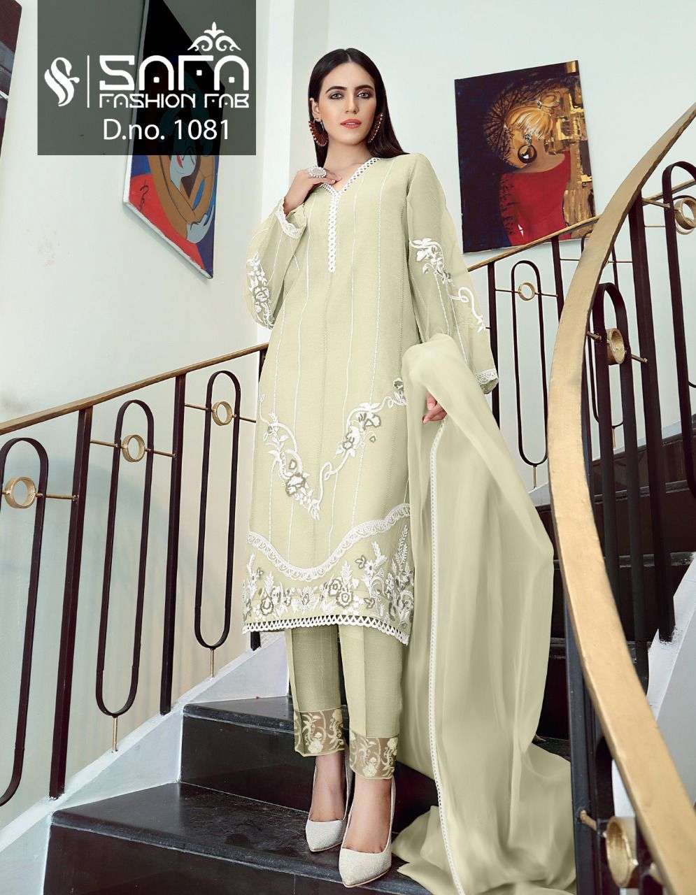 safa fashion fab 1081 heavy georgette designer tunic collection wholesale price surat