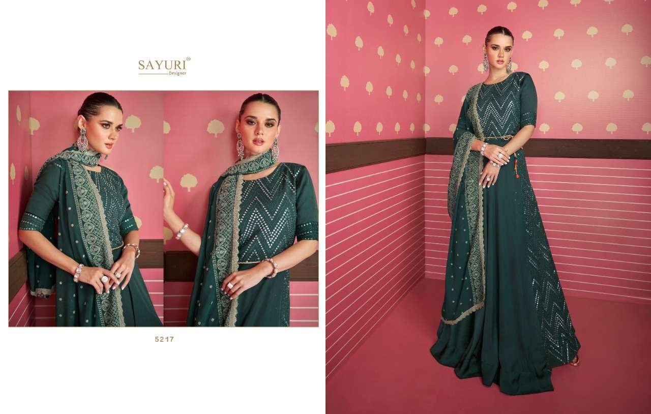 sayuri designer adonia 5214-5217 series party wear designer long gown catalogue surat 