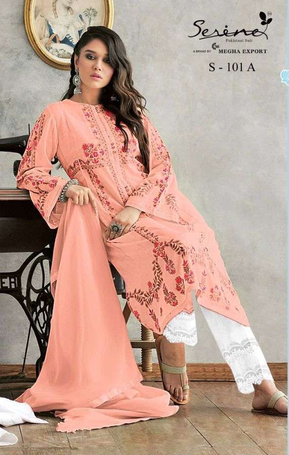 serine 101 series readymade designer pakistani salwar suits wholesaler surat 