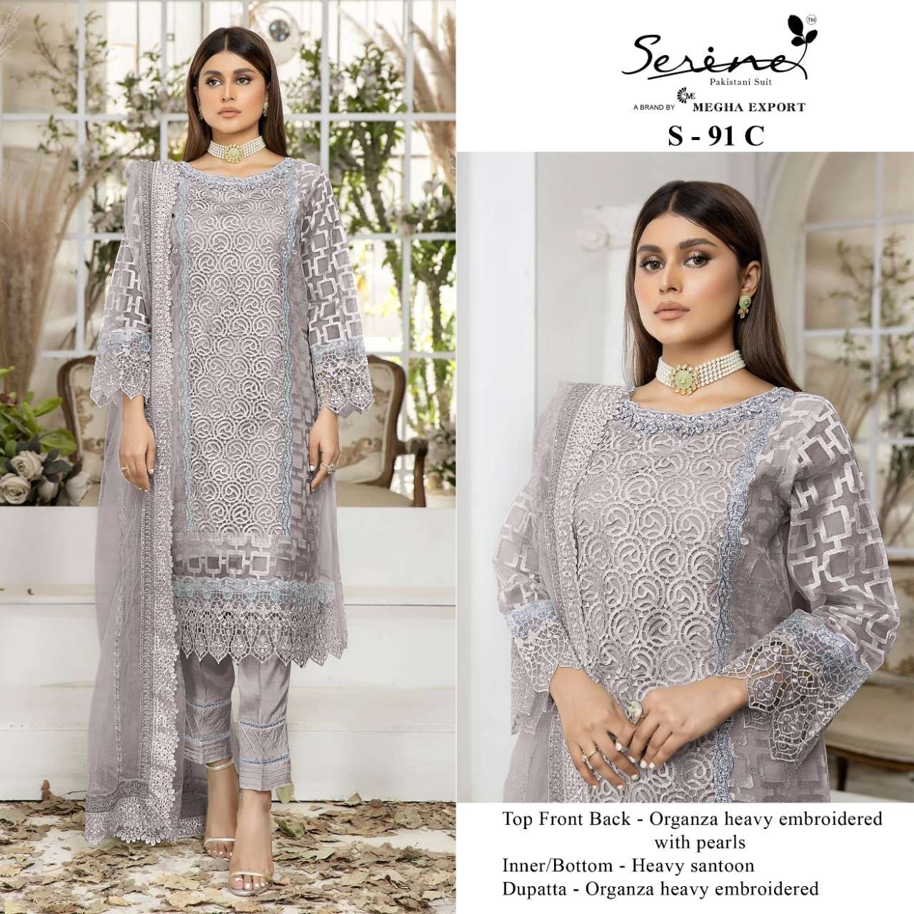 serine 91 series desent look designer pakistani salwar suits online wholesaler surat 