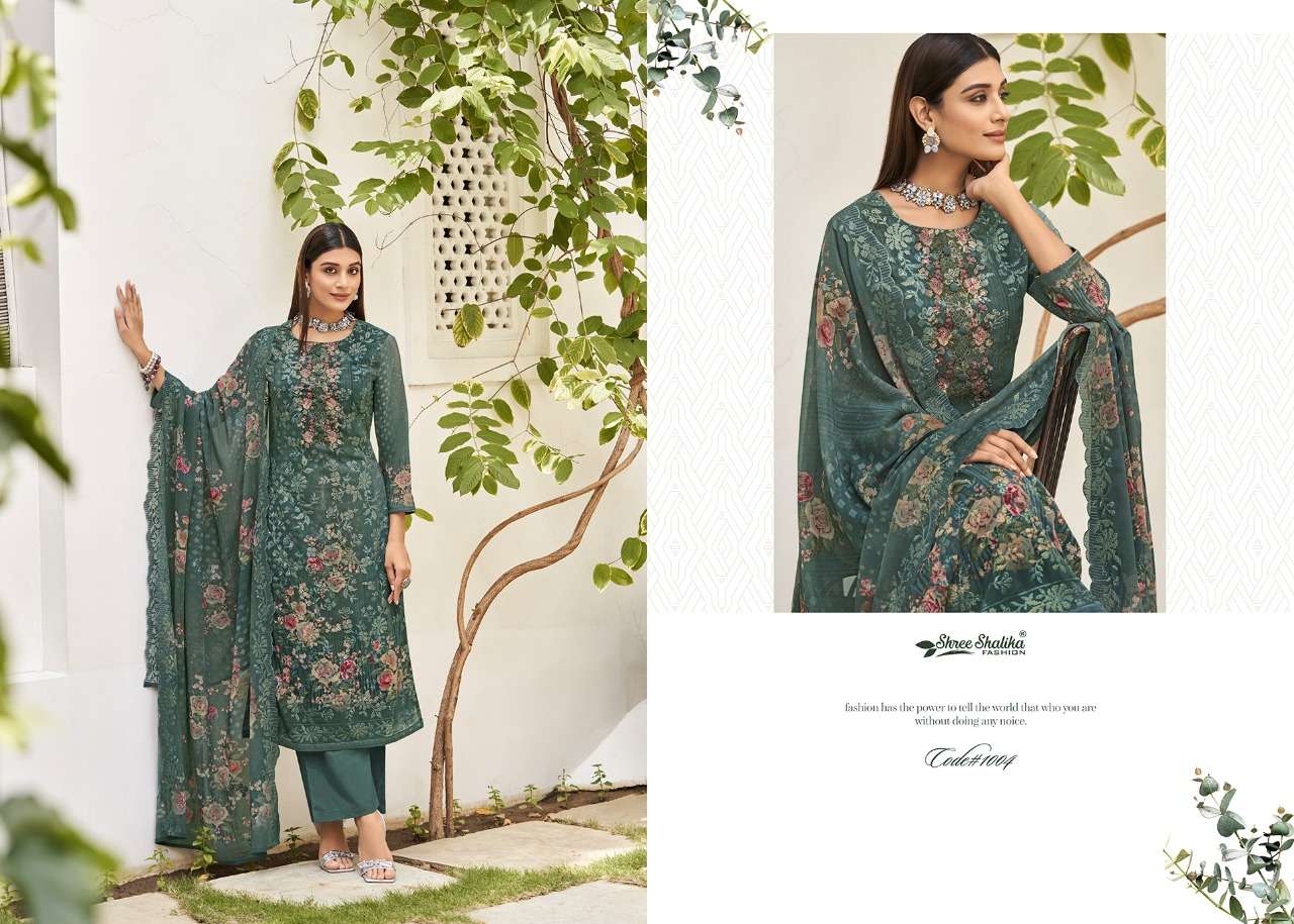 shree shalika fashion shalika vol 100 1001-1008 series indian designer salwar kameez wholesaler surat