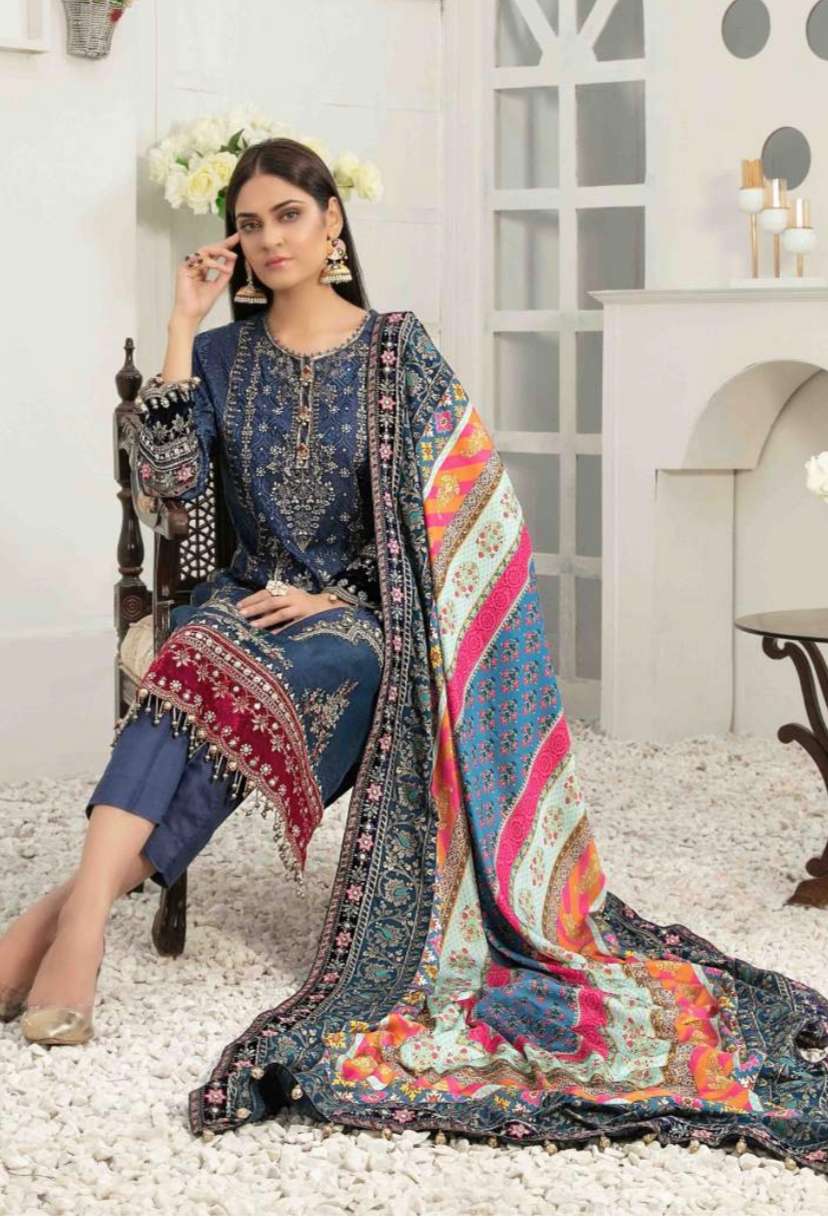 tawakkal fabrics zora party wear pakistani salwar kameez online supplier surat 