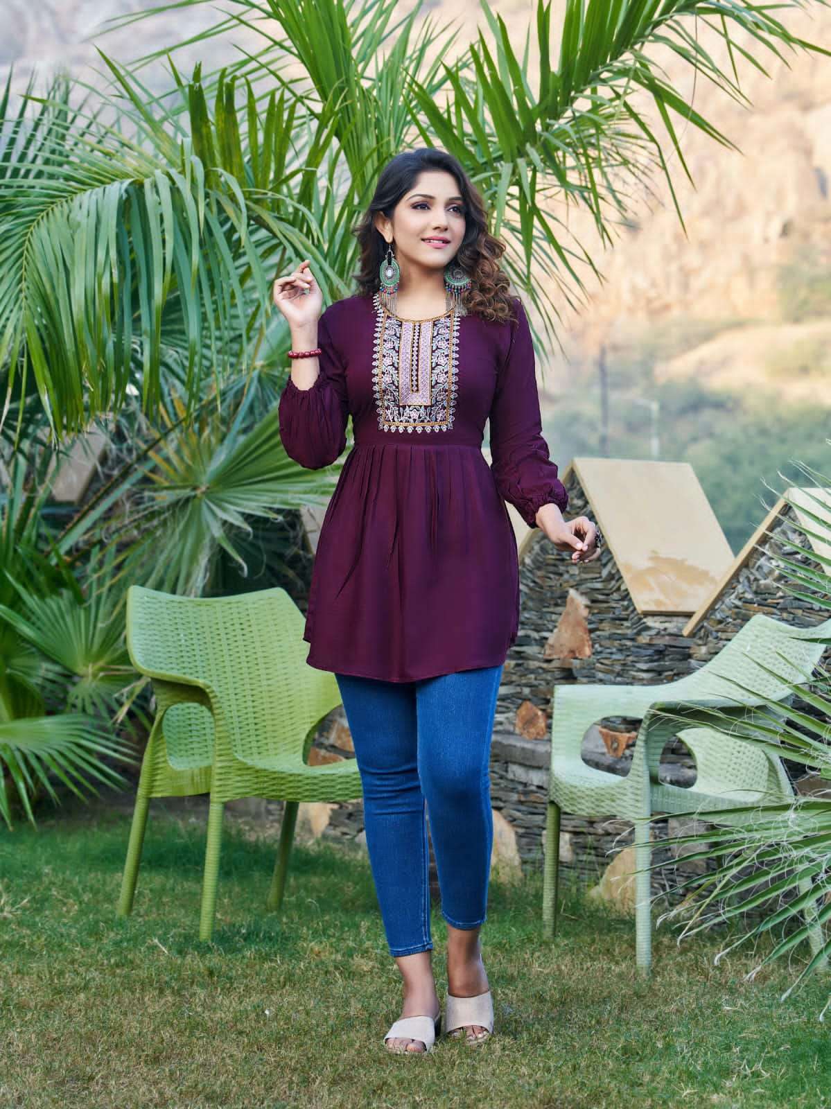 tips and tops bubbly vol-9 western kurti catalogue online at best prices in surat 