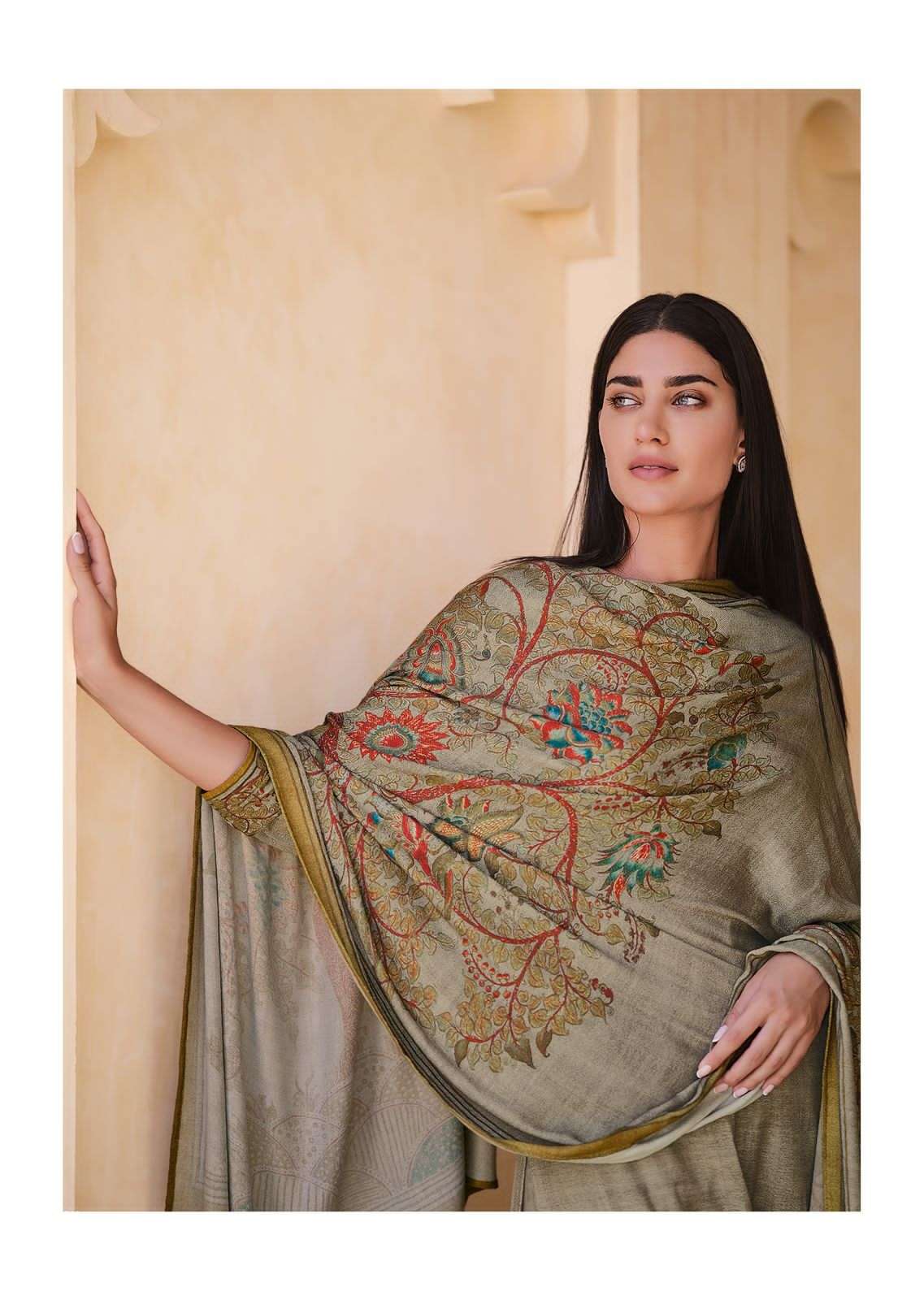 varsha fashion kalamkari 1-8 series stylish designer pashmina salwar suits latest collection online