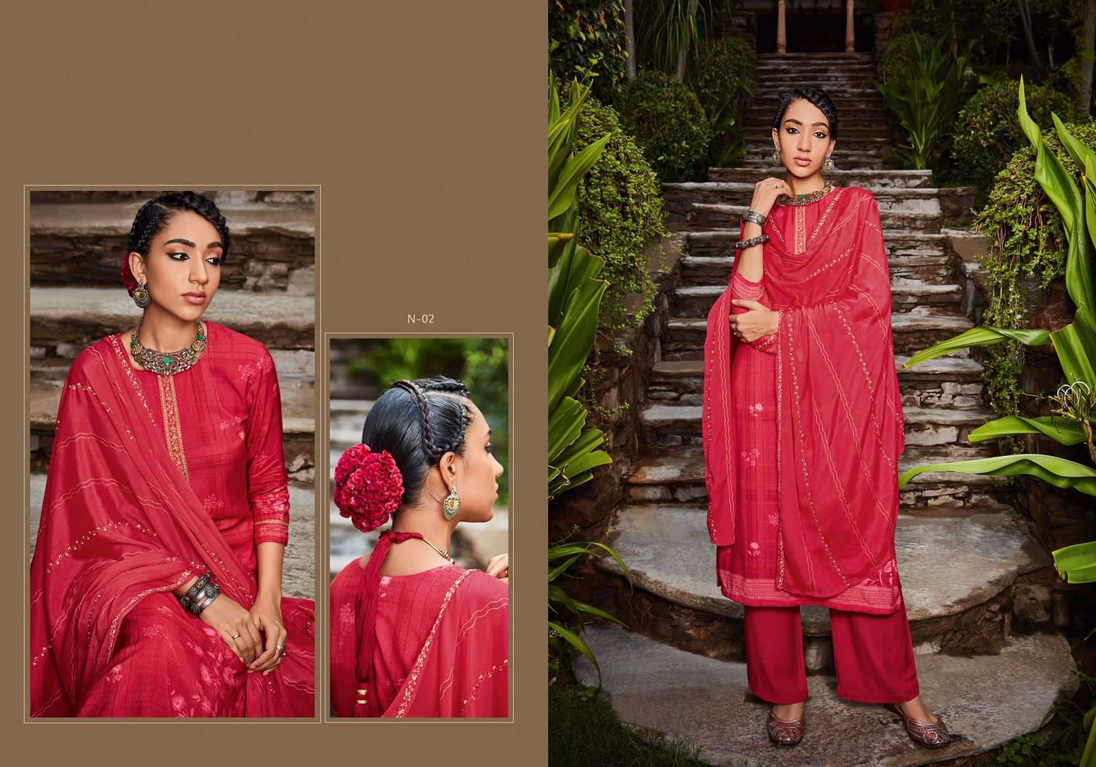 varsha noor 1-4 series pashmina designer salwar kameez catalogue winter collection 
