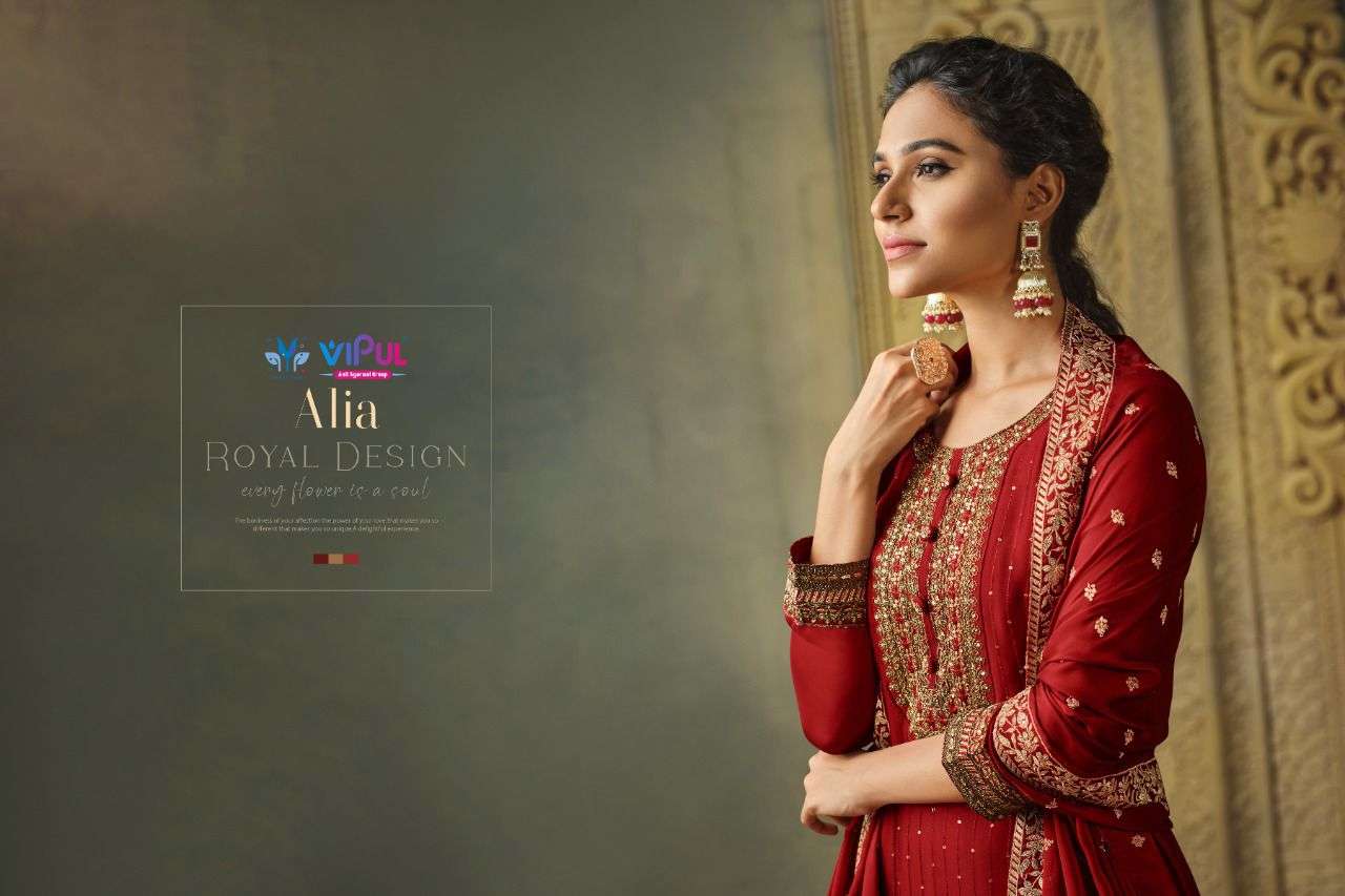 vipul fashion alia 4941-4946 series exclusive designer salwar suits manufacturer surat 