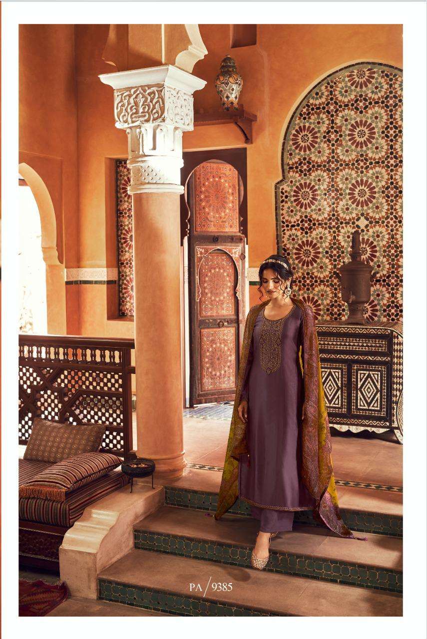aashirwad creation pakiza 9382-9387 series indian designer salwar kameez online price surat 