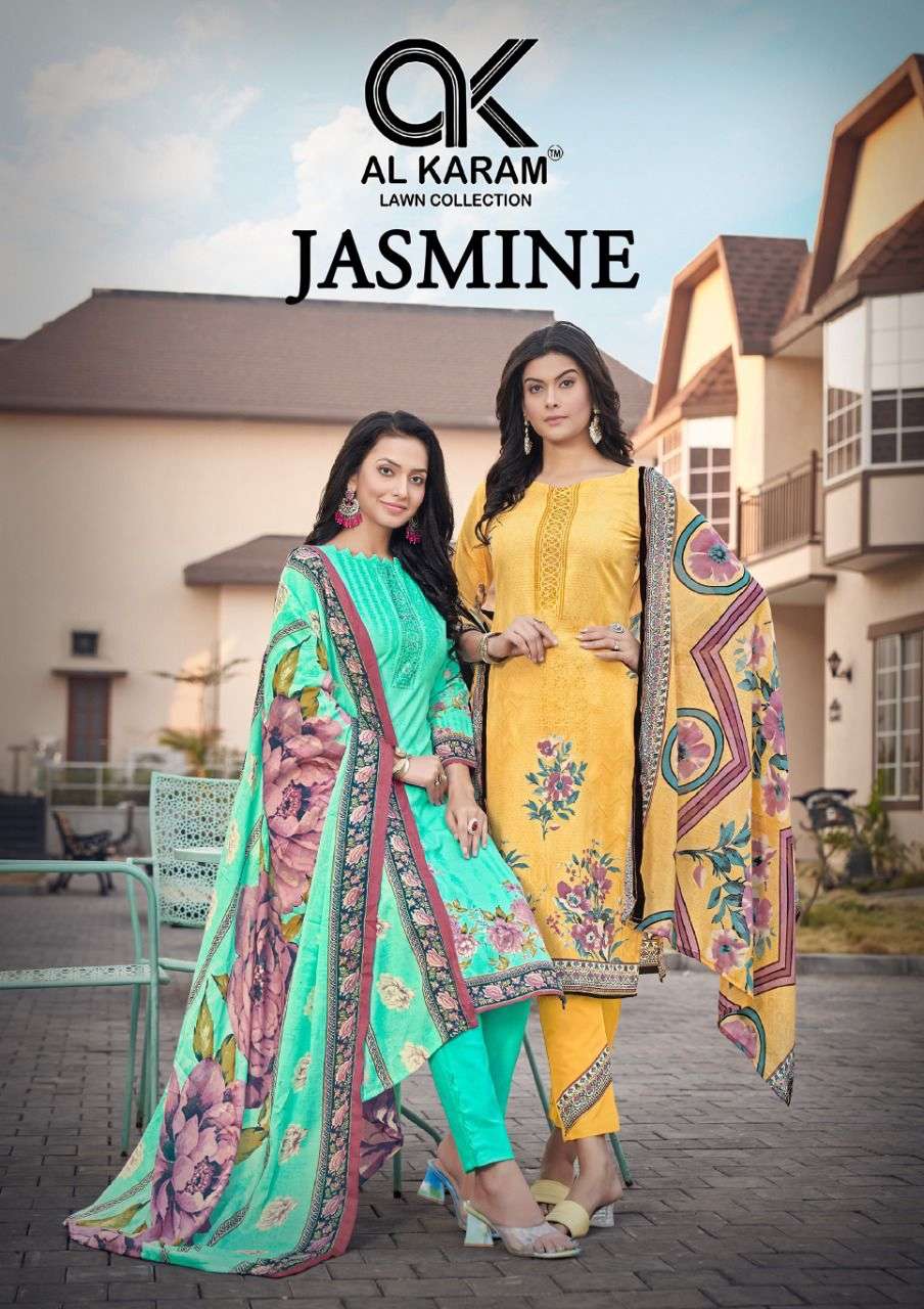 al karam jasmine 1001-1010 series cotton designer salwar kameez wholesale price surat